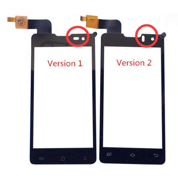 4.0 Inch For DNS S4003 innos i6s i3 Touch Screen Glass Lens Digitizer Glass Sensor Black Color With Tape