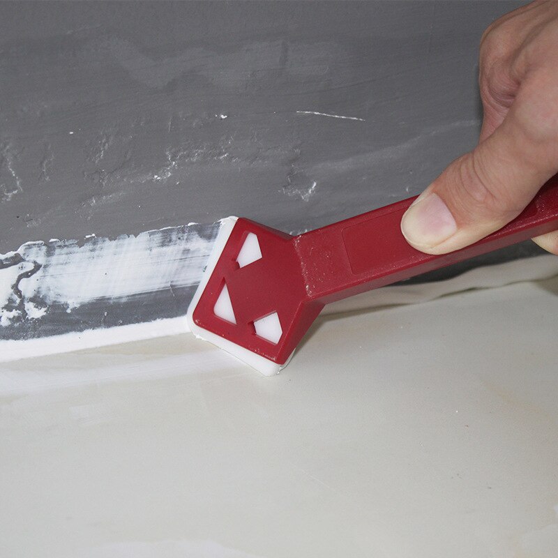 2 Stks/set Praktische Kit Schraper Home Decoratie Muur Vloertegel Cleaner Oppervlak Lijm Resterende Schop Bouw Gereedschap