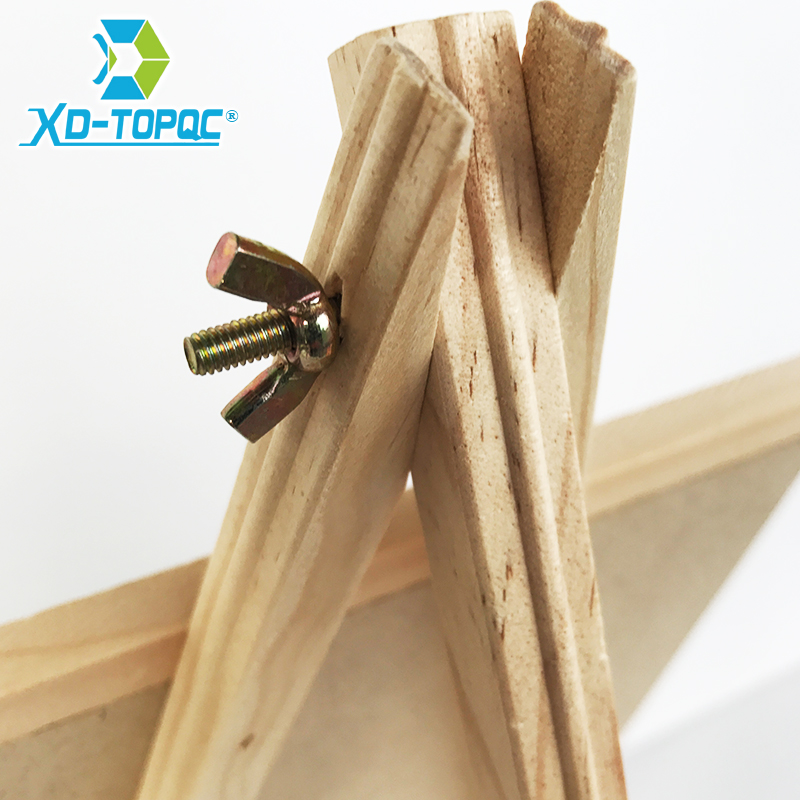 XINDI 12*23cm Mini Schreibtisch Tafel Kiefer Holz Staffelei Tafel Art Holz Schwarz Bord Faltbare Schreibtafeln Freies kreide BB70