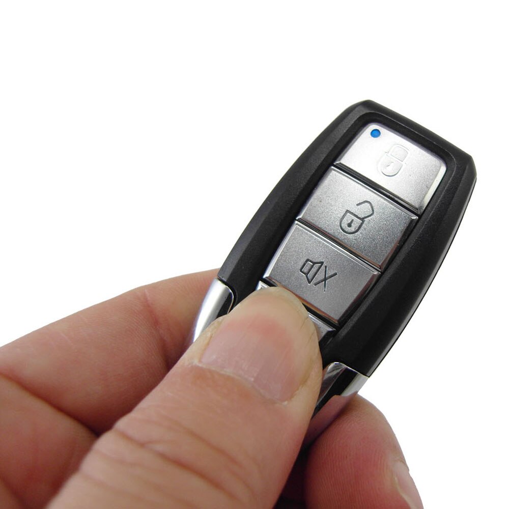 M8115 12V Car Alarm System One Way Vehicle Burglar Alarm Security Protection &amp; 2 Remote Control Auto Burglar Universal car part