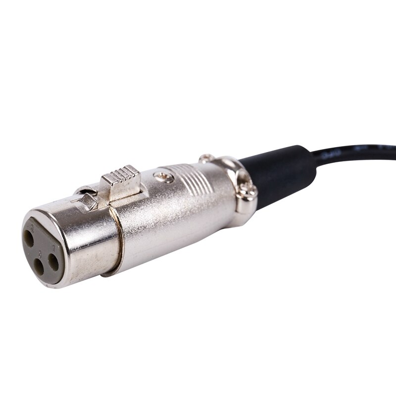 3.5mm stereo jack mikrofon o ledningskabel 10ft & xlr hunstik til dobbelt mono 6.35mm 1/4 tommer o kabel  (5ft)