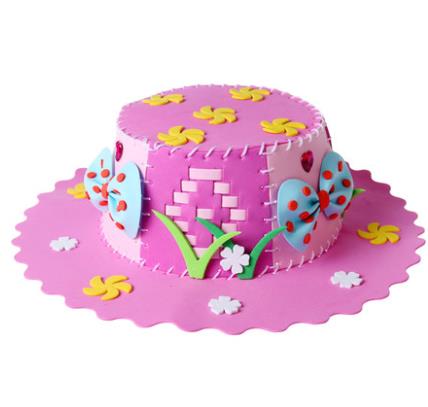 Children's DIY homemade EVA paper card woven hat DIY material bag: 1