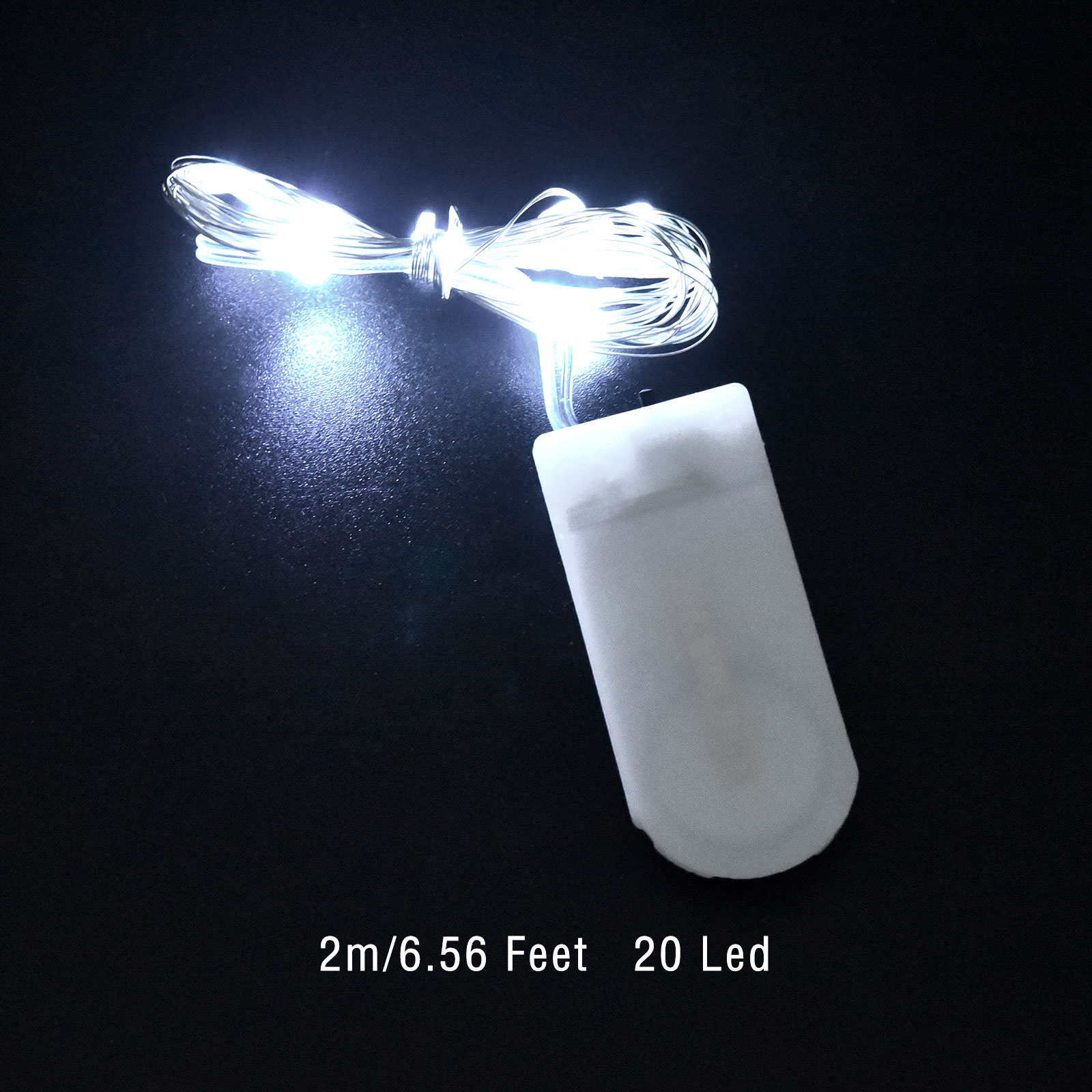Guirlande lumineuse LED en fil de cuivre, 1/2/3M, étanche, batterie, pour bricolage, résine époxy, outils de moule, décoration de fête de noël et de mariage: Rose