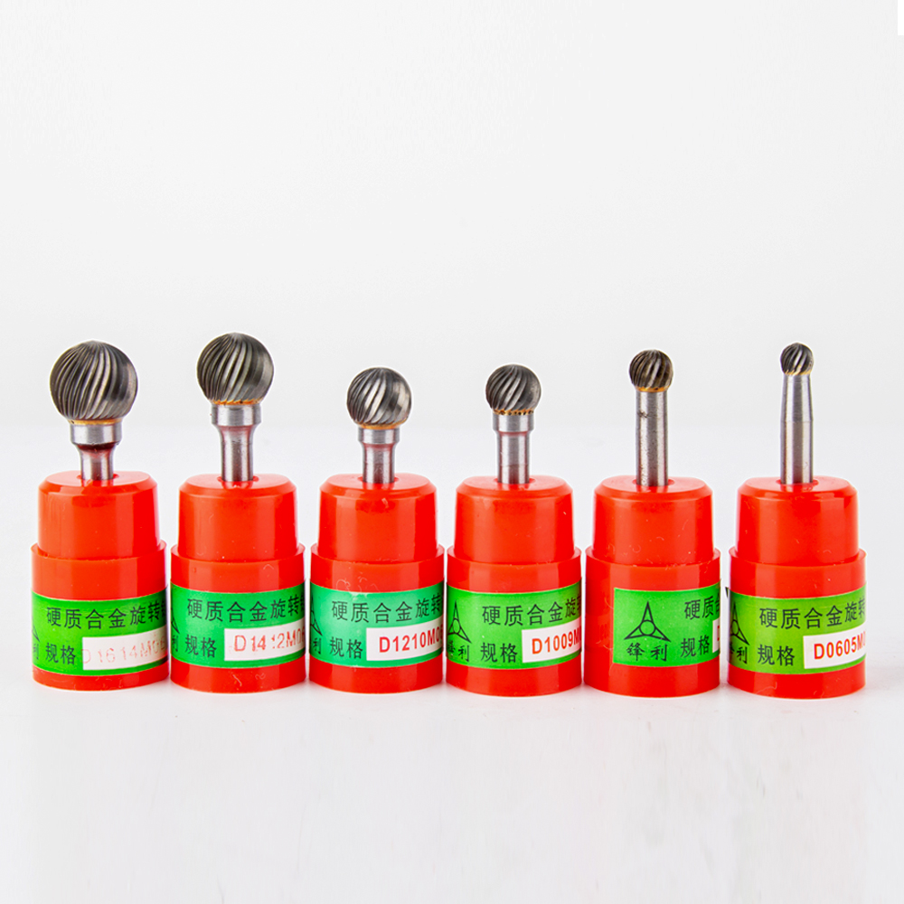 D Conische Kop Carbide Slijpen Hoofd 1Pc Houtsnijwerk Tungsten Staal Roterende Saai Cutter Schuurmiddelen Dtype Bestand Frezen cutt