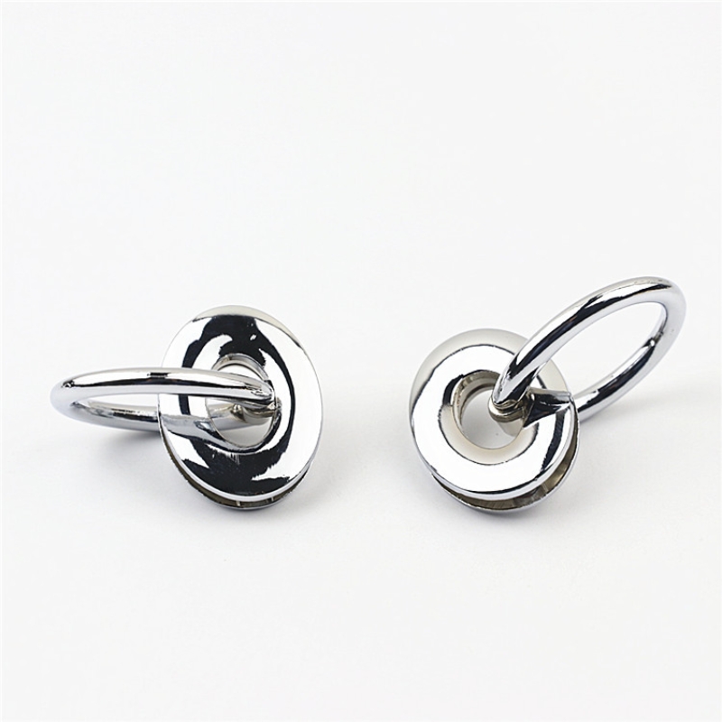 Accesorios de Hardware para bolsos y bolsos, bolso de botón de mano con asa, accesorios de Hardware