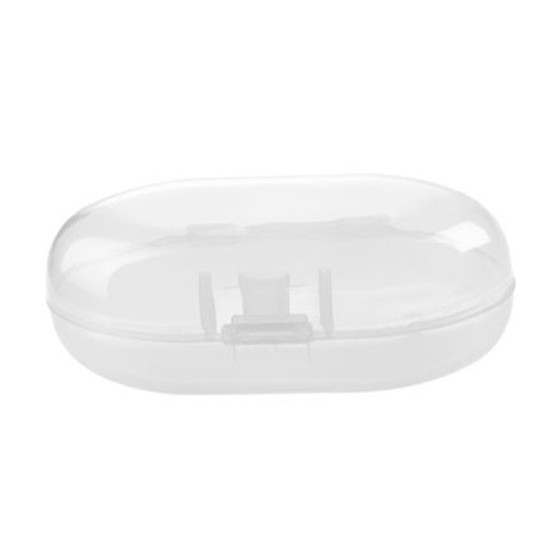 Baby Vinger Tandenborstel Silicon Tandenborstel + Box Kinderen Tanden Clear Soft Silicone Baby Tandenborstel Rubber Schoonmaken Baby Borstel: 2