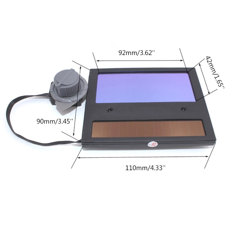 Durable Welding Helmet Replacement Lens Prevent Welding Slag from Splashing for Outdoor Welding Industry Prevent
