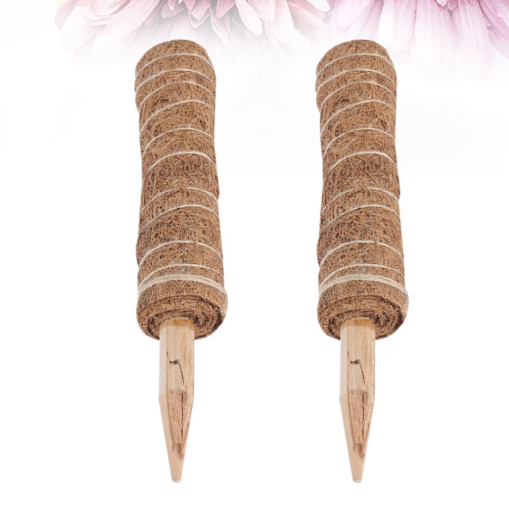 2PCS Extendable Coconut Palm Bar Plant Climbing Vine Coconut Palm Stick Plants Climbing Coconut Palm Pole Gardening Support Pill
