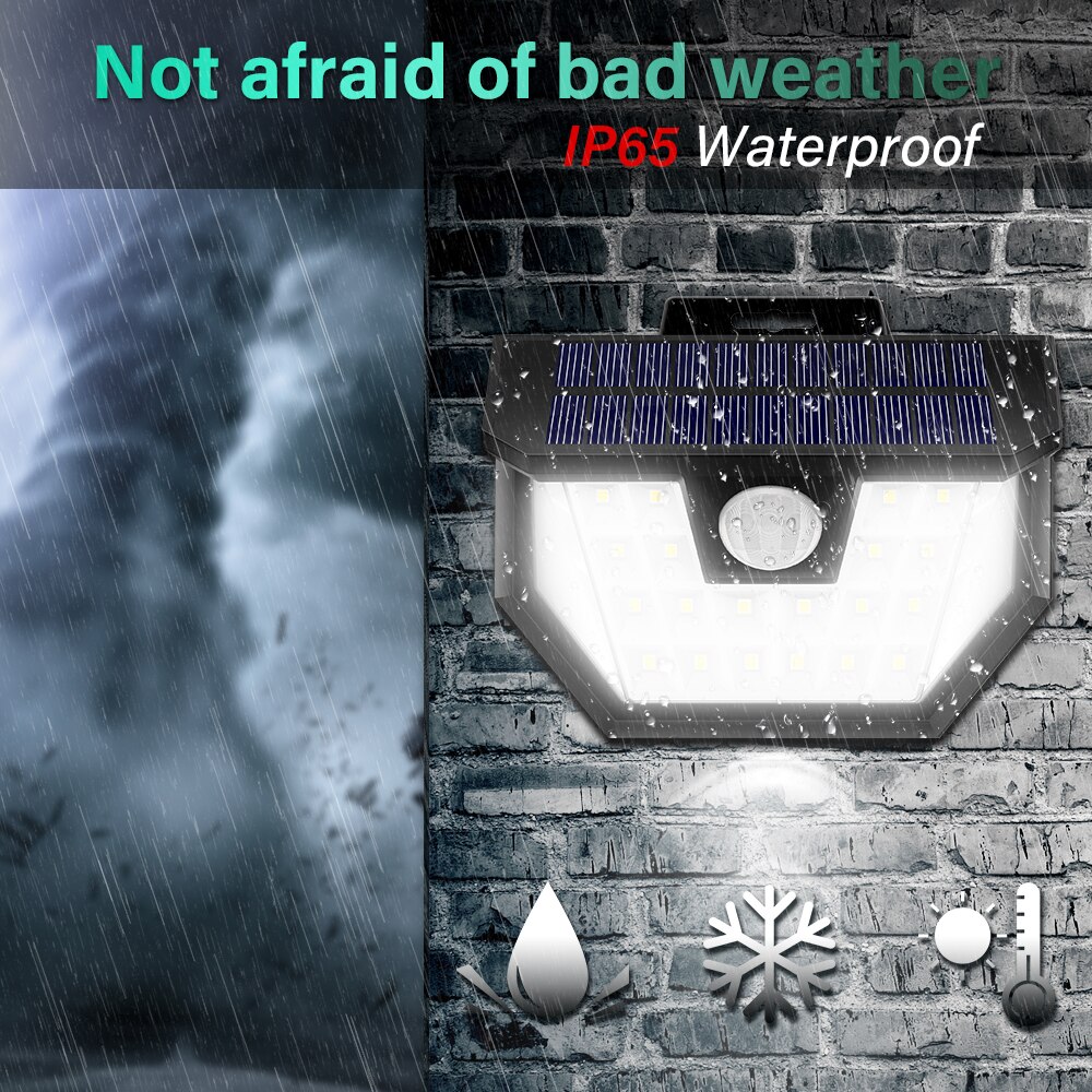 Chizao Tuinverlichting Solar Lampen Outdoor Decoratieve Licht Zonne-energie Opladen IP65 Waterdichte Hoge Helderheid Balkon Verlichting