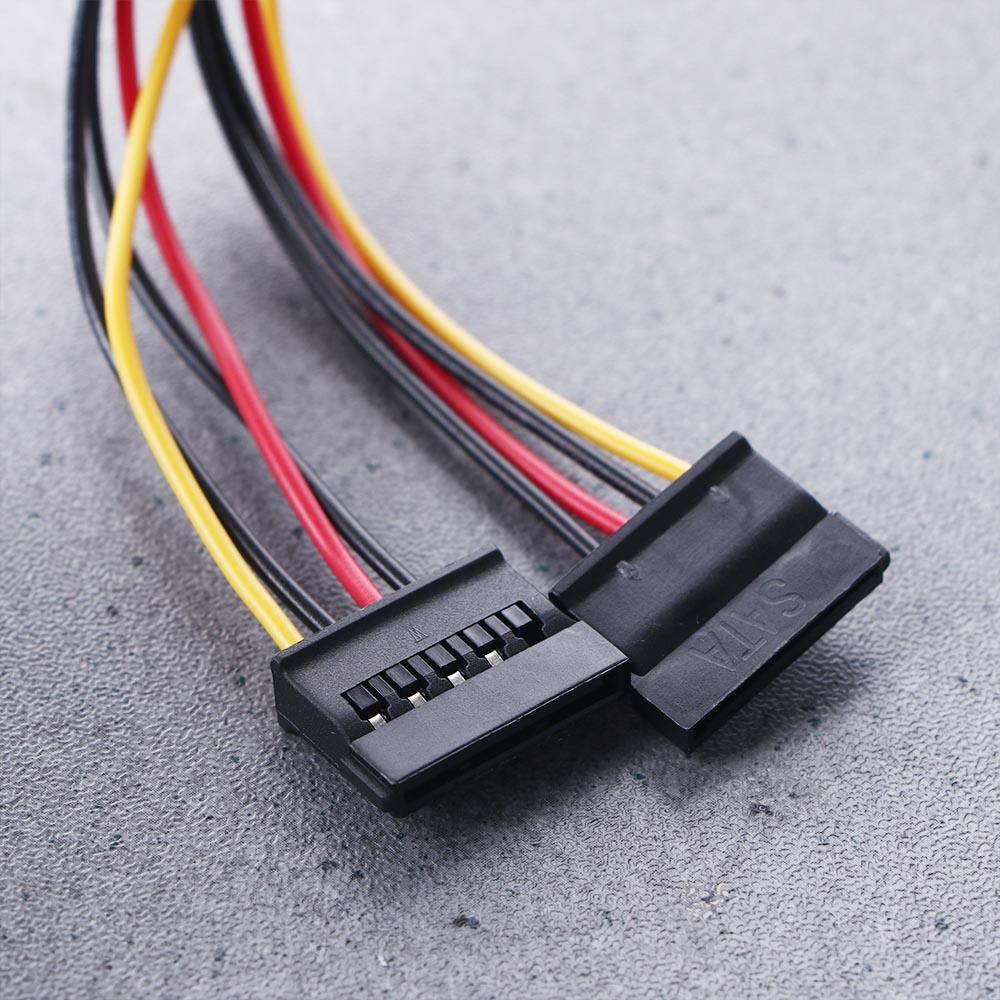 Female 4 Pin Molex IDE to 2 Serial ATA 1 To 2 SATA... – Grandado