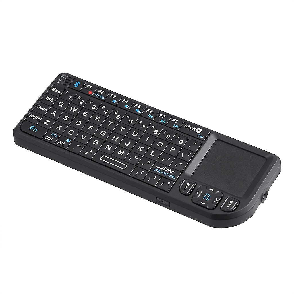 Blueteeth Wireless Mini Touchpad Toetsenbord Met Licht Toetsenbord Voor Htpc PS3PS4 Oplaadbare Toetsenbord Gaming Toetsenbord: Default Title