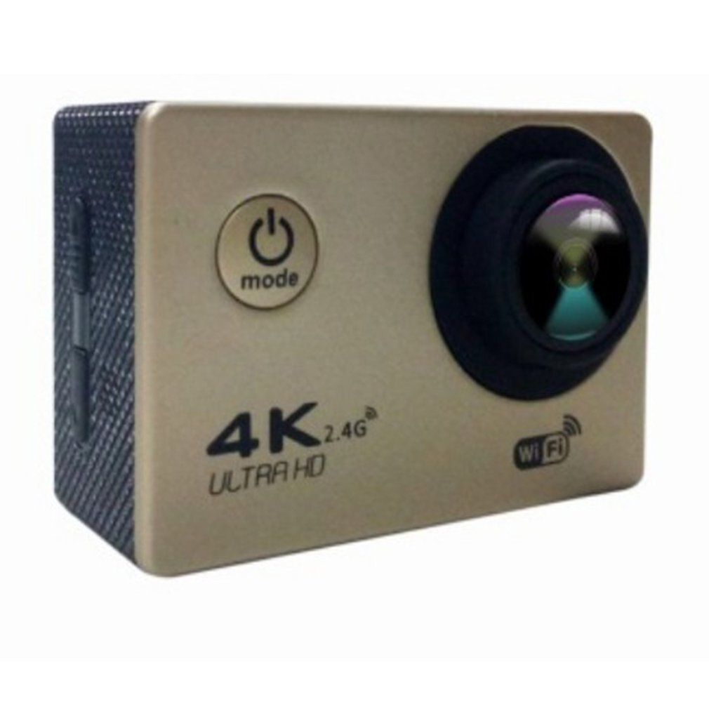 Ultra HD 4K Action Camera wifi Camcorders 16MP 170 go cam 4 K deportiva 2 inch f60 Waterproof Sport Camera pro 1080P 60fps cam: glden