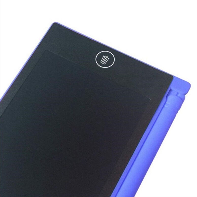 LCD Writing Tablet Paperless Memo Pad Writing Drawing Graphics Board 4.4 inch(blue)