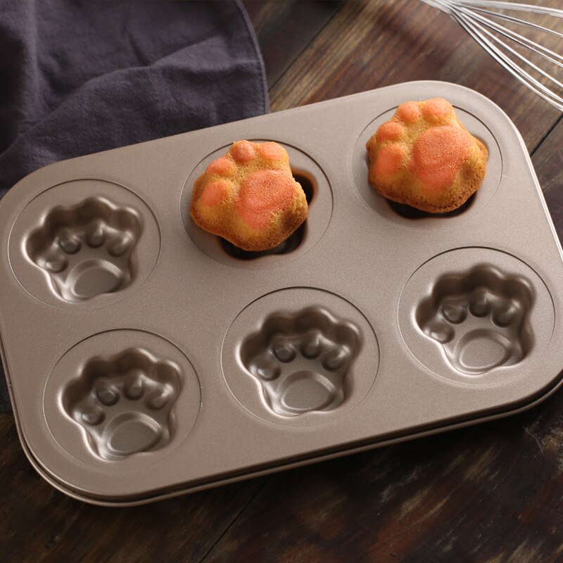 Moule en métal de dessin animé chat mignon de , en forme de donuts, cuisson de gâteau, accessoires de cuisine réutilisables de alimentaire MM60HB