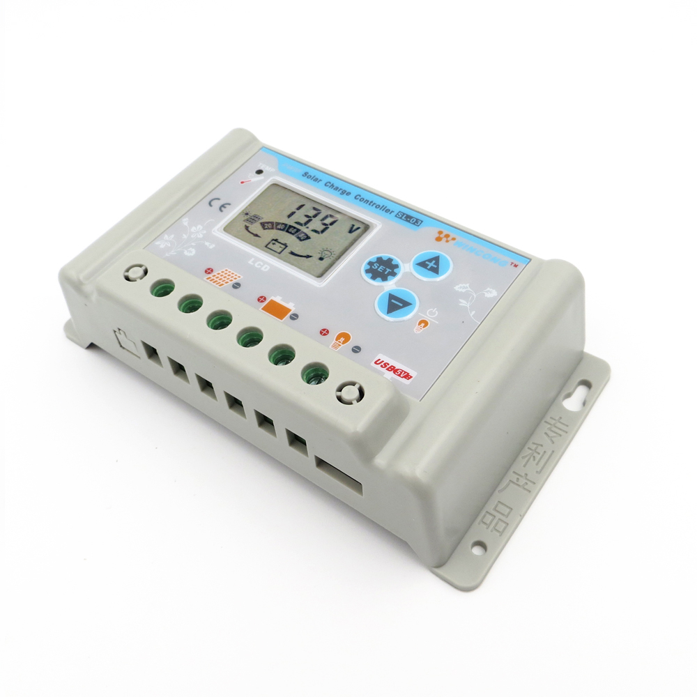 Solar Panel Charge Controller 10A 20A 30A 12V 24V 36V 48V 60V LI-ION NI-MH LiFePO4 Battery