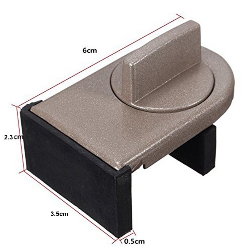 2PCS Sliding door and window anti-theft lock push and pull plastic steel aluminum window limiters for children safety protection