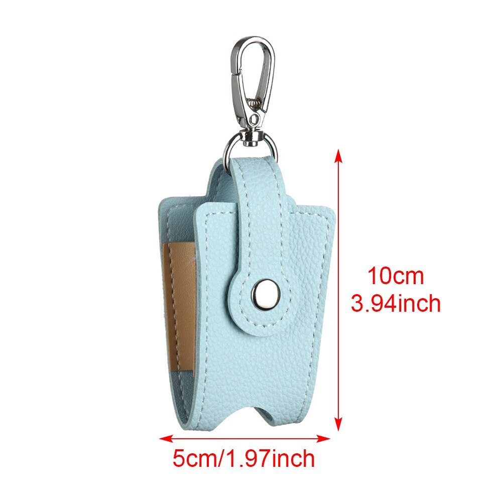 Hand Sanitizer Gel Bottles Storage Bottle Holder With Keychain Carrier Flip-Top Empty Container Reusable Travel Bag