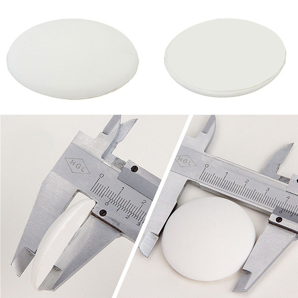 2 Pcs Wall Kids Baby Protectors Door Handle Guard White Rubber Bumper Kids Stopper Stop Corner Guards
