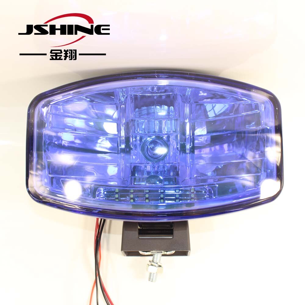 Lorry Truck Head Lamp Replacement For Scania Volvo Benz Jumbo 320 FF Long Distance Spot Lights Set H7 with LED: blue