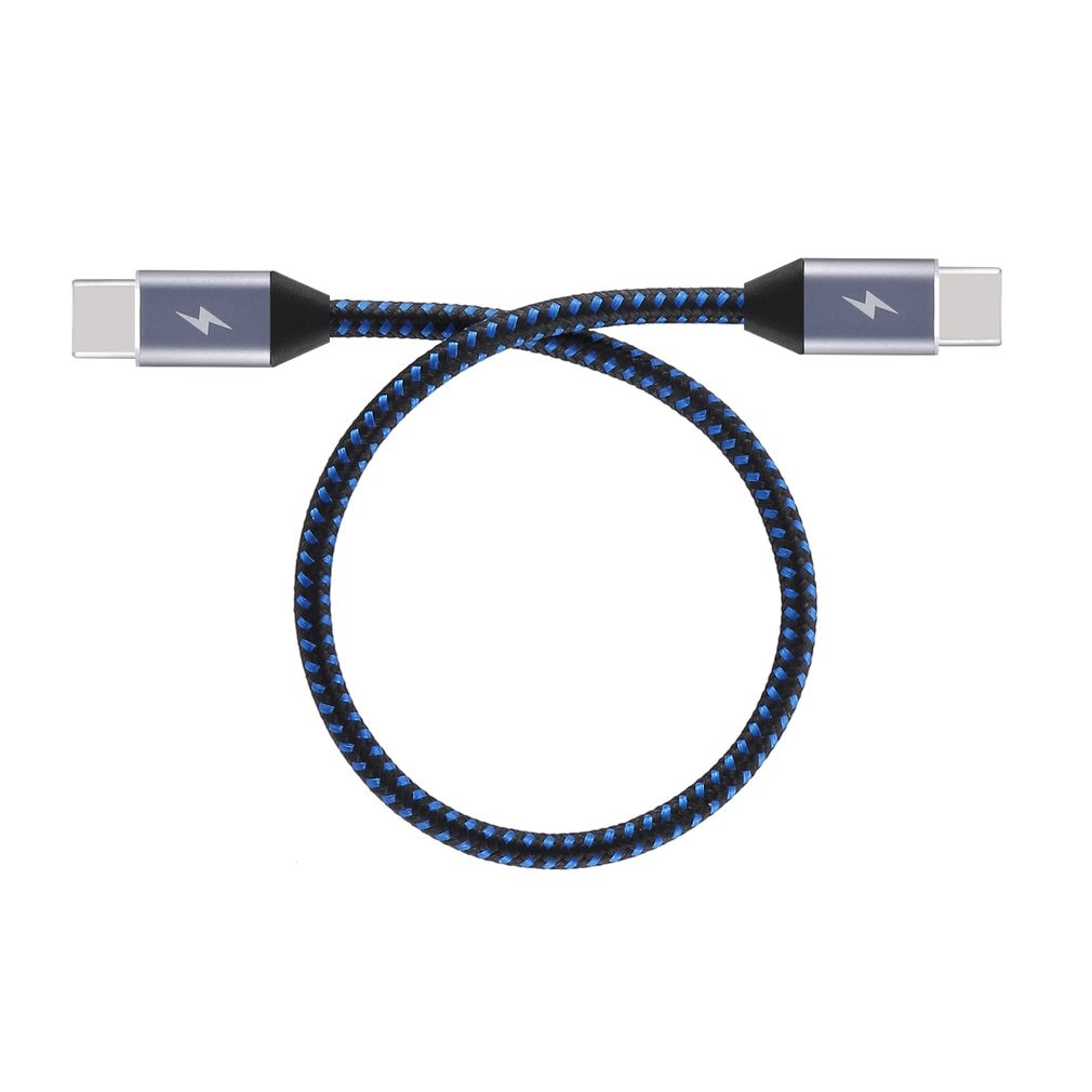 Double head type c data cable C to C male to male Type-c braided data cable 3A pd fast charging data cable