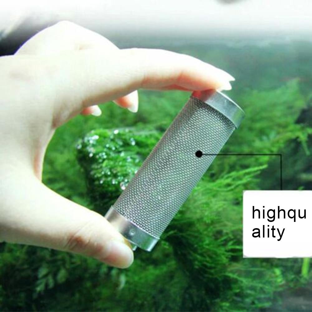 12/16mm Stainless Steel Fish Tank Aquarium Inlet Protect Shrimp Mesh Filter Net