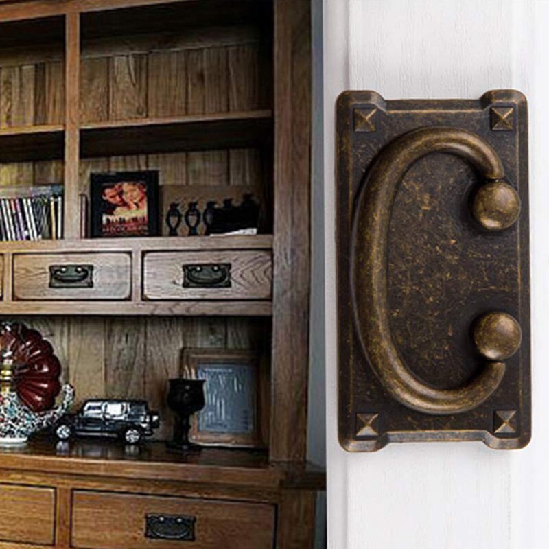 4 stuks antieke bronzen laderinggrepen, decoratie voor kastdeuren en meubels