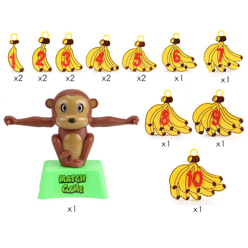 Baby Monkey Banana Learning Educational Toys Funny Math Counting Balance kindergarten Games for Children Kids