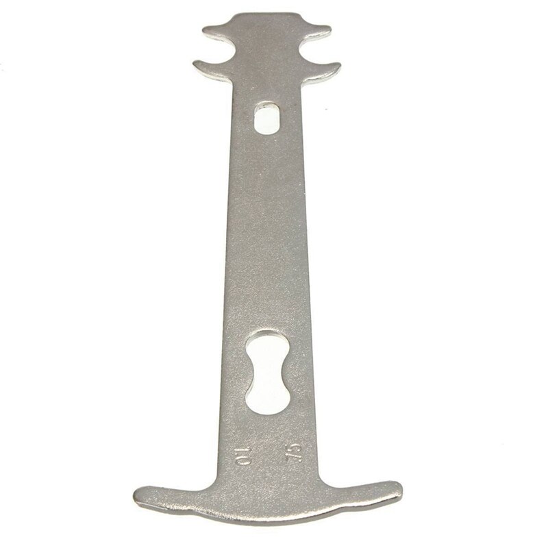 1X Bike Chain Ruler for Measuring Chain Wear Degree & 1Set Valve Adapter, Bike Tire Valve Adapters