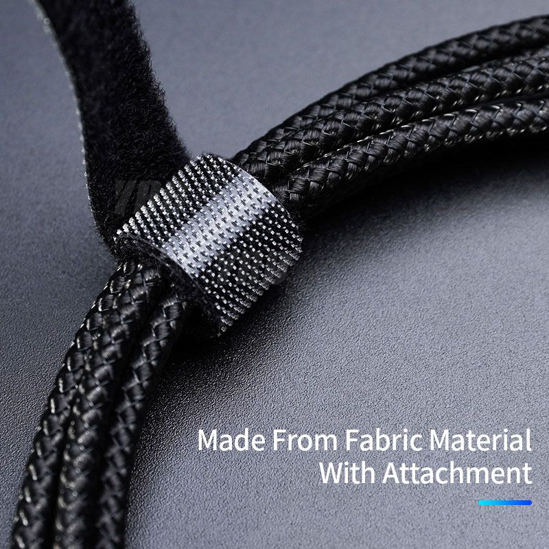 YBD 5 M Cable Organizer Wire Winder Holder Earphone Mouse Cord Clip Protector USB Cable Management For PC TV HDMI VGA Cable