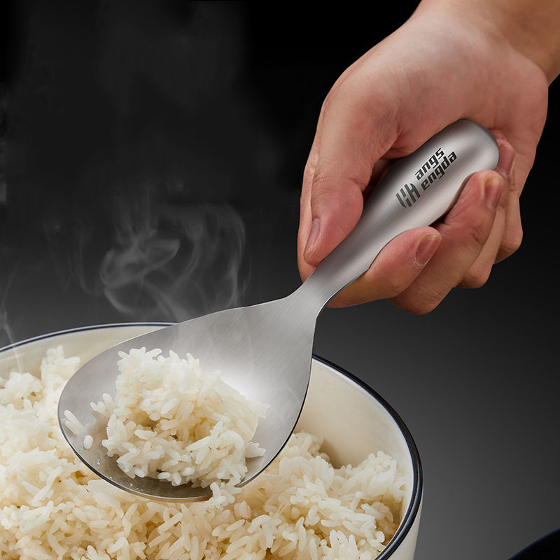 304 Stainless Steel Rice Spoon Household Rice Shovel Rice Spoon Rice Shovel Anti Rice Spoon Rice Spoon