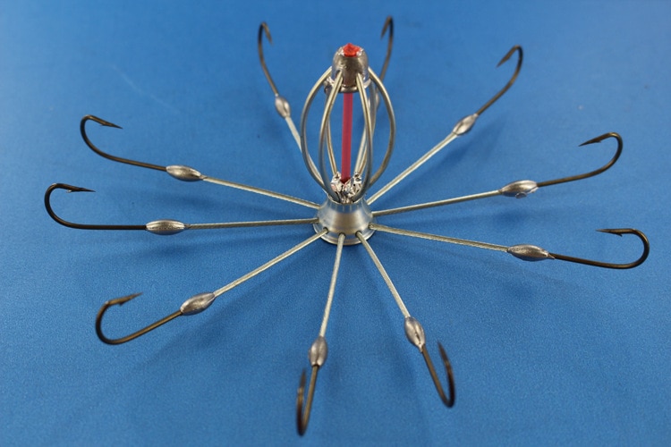 Fishing Crab Hook 6/8/10 Hooks Crabs Trap Fishhook with Lead Explosion Fishing Hooks