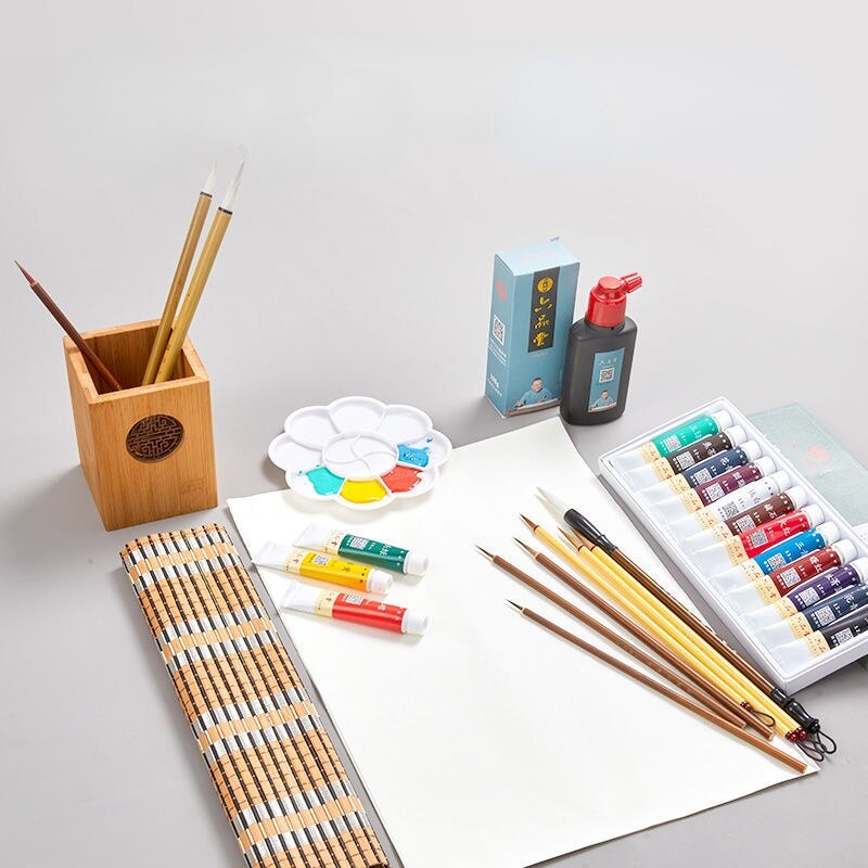 Chinese Painting Brush Pen Set 16pcs Chinese Painting Special Calligraphy Pen Tinta China Calligraphie Brush Pen