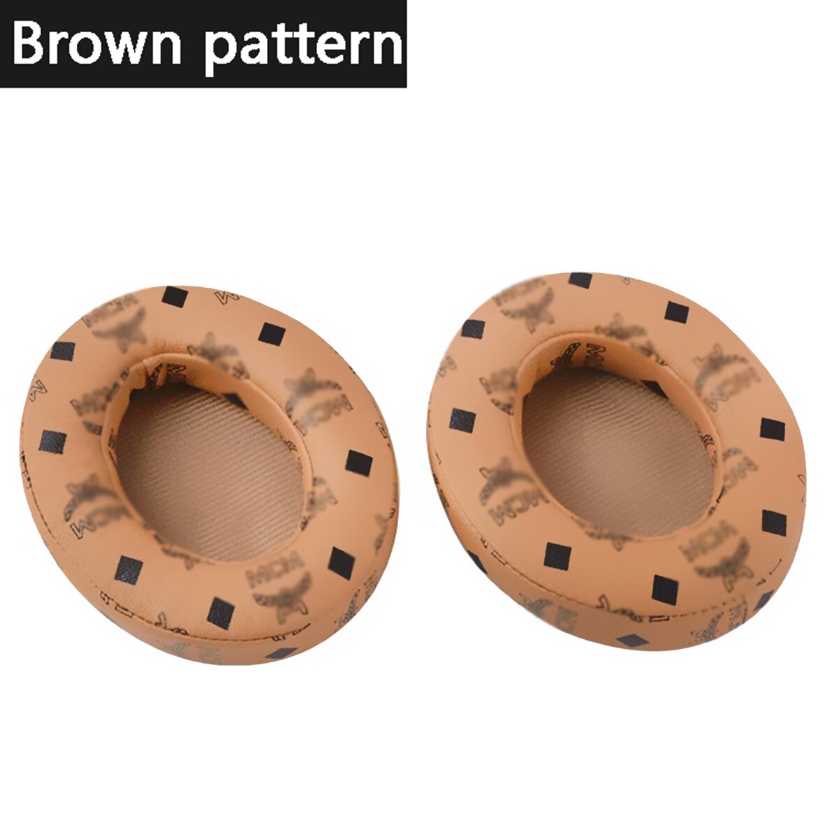 Replacement Earpads Cushions Ear pad for by Studio 2.0 Studio 3 B0500 B0501 Wireless Headset Wired headphones Repair Accessories: Brown pattern