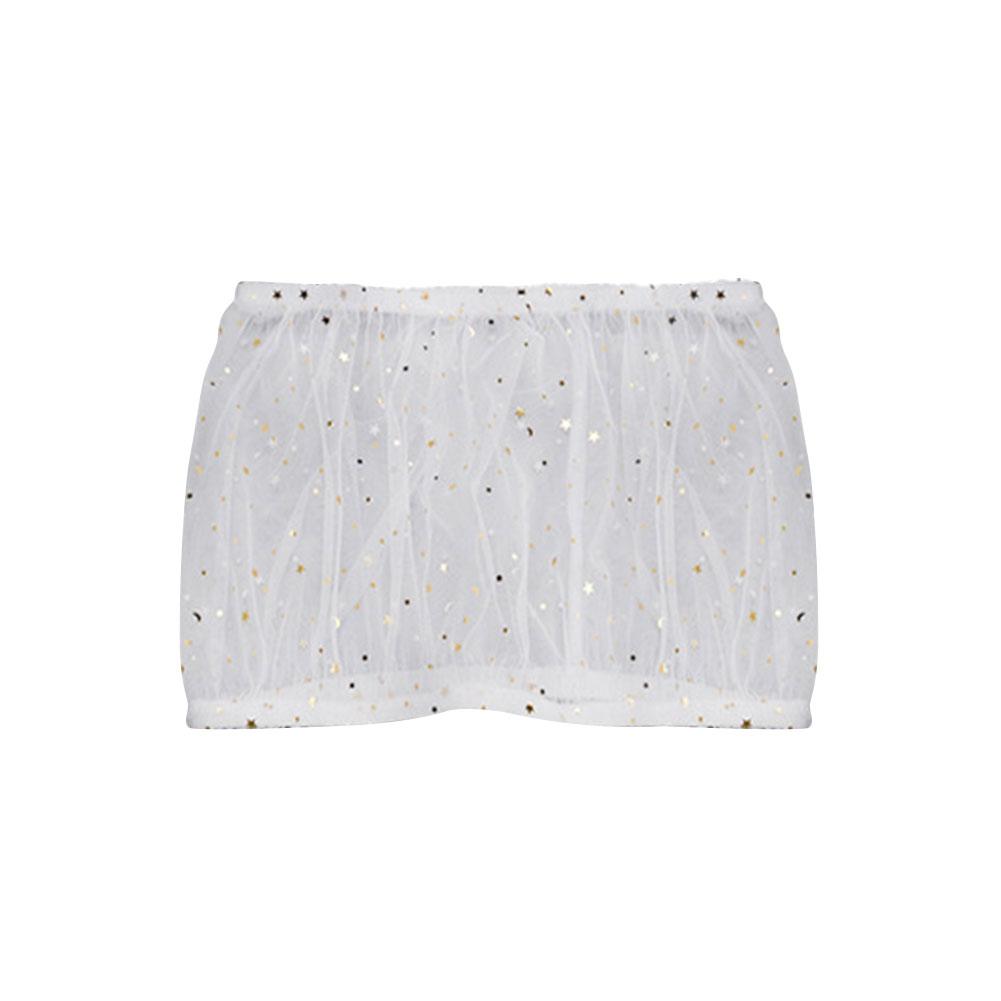 Bird Cage Cover Dustproof Birdseed Net Seed Catcher Nylon Mesh Birdseed Net Guard For Length 35-46cm Bird Cage: White