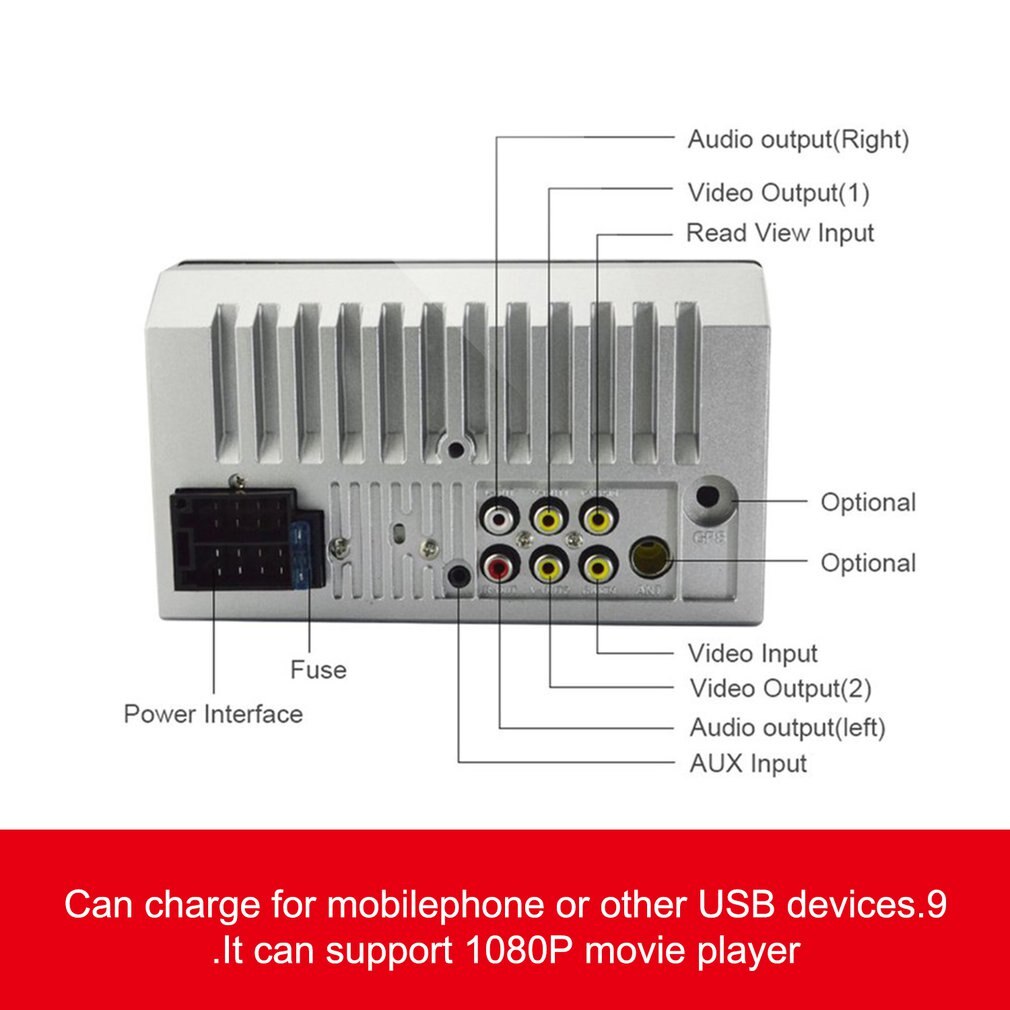 7012B 7" Inch DOUBLE 2DIN Car MP5 Player BT Touch Screen Stereo Radio Multimedia player MP5 Player USB FM