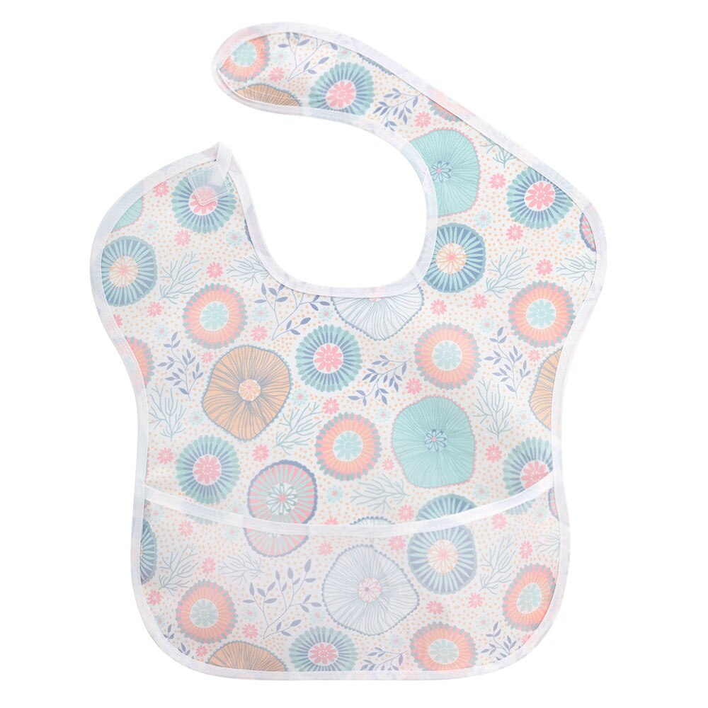 Wasserdicht Baby Lätzchen 100% Polyester TPU Beschichtung Fütterung Lätzchen Waschbar Baby Lätzchen mit Lebensmittel Fänger für Babys: WD0014