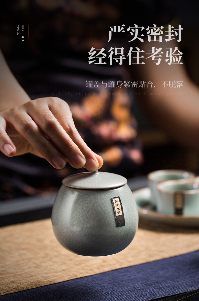 Keramische Pot Thee Opslag Container Organizer Koffie Container Opslag Thee Bus Keramische Caja Para Te Thee Container BA6