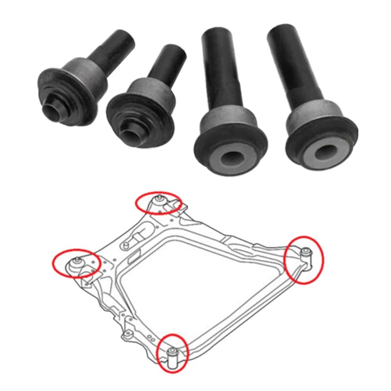 4 Stuks Auto Front Motor Cradle Subframe Crossmemb... – Grandado