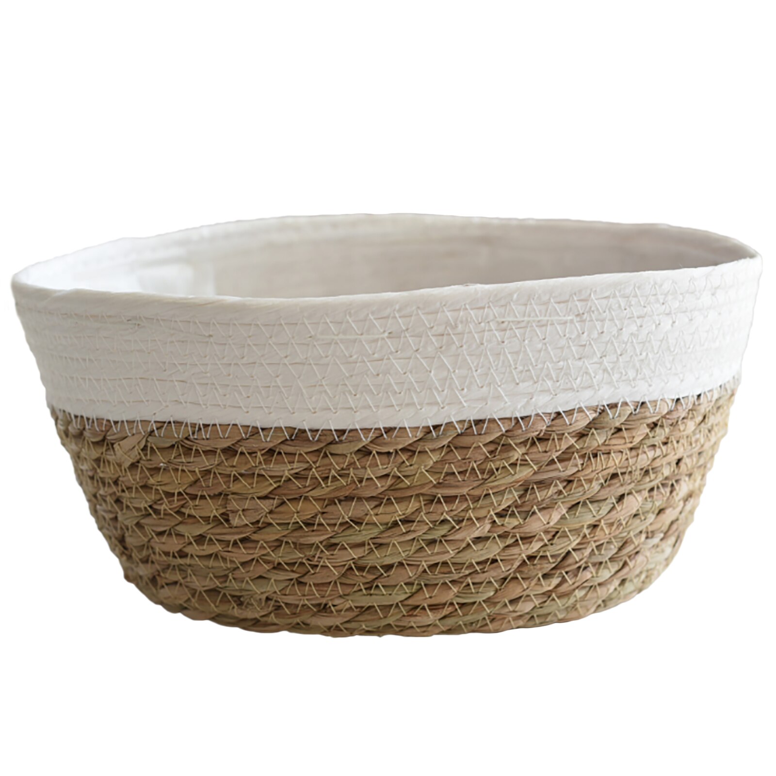 Seagrass Planter Basket Hand Woven Flower Basket Planter Basket Storage