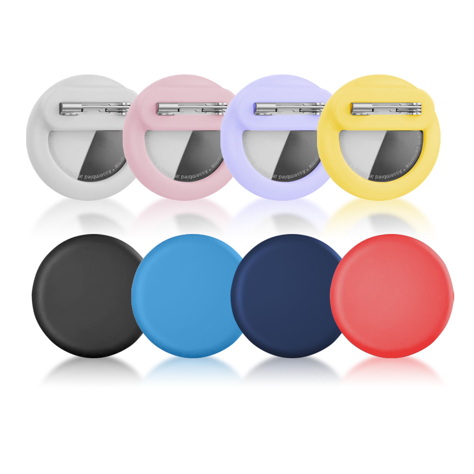 Airtag skjult beskytter cover silikone tracker etui airtag anti-mist holder med usynlig til børn, ældre, bagage, tøj