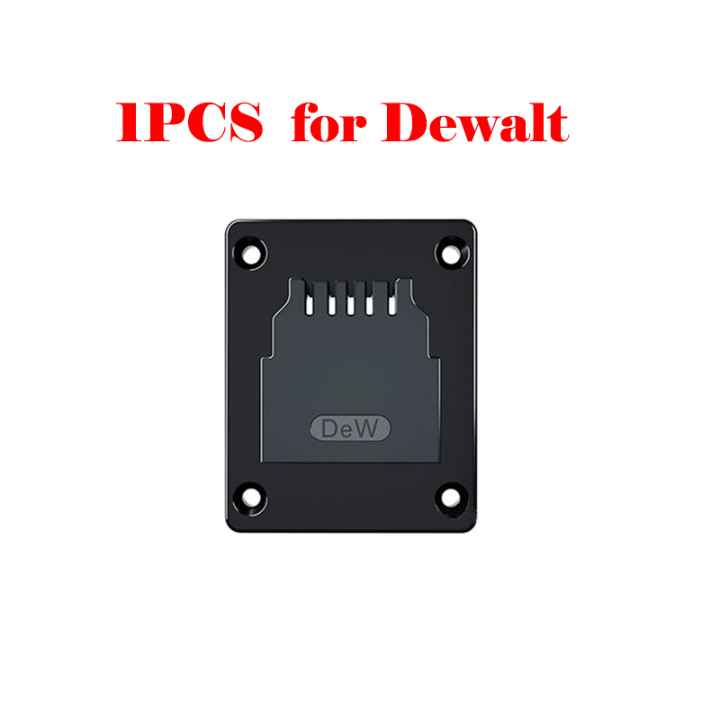 Soporte para máquina, estante de almacenamiento de batería para baterías Makita/Bosch/Dewalt/Milwaukee de 18V, soporte para herramientas de montaje en pared, dispositivos de fijación, 1 ud.: Verde