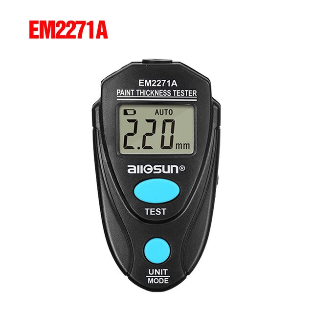 All sun all-sun  em2271 em2271a digital mini bil tykkelsesmåler bil lak tester tykkelse coating måler: Em2271a