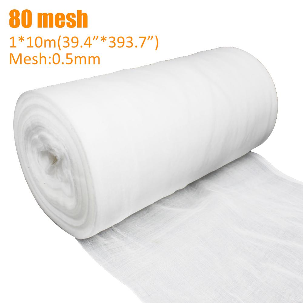 Insect Mesh Window Screen Net Mosquito Bug Fly Netting Moth Window White Color Door & Window Screens Home Textile: 1x10m 80mesh