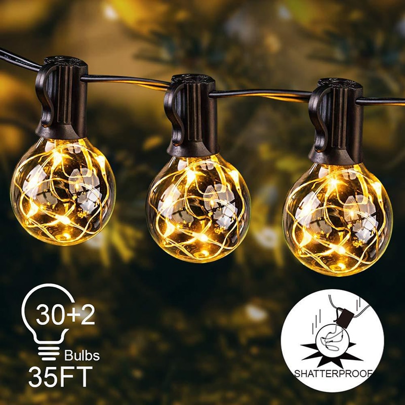 Solar Powered LED Outdoor Waterproof String Lights Outdoor Garden Yard Lamp Light String UD88