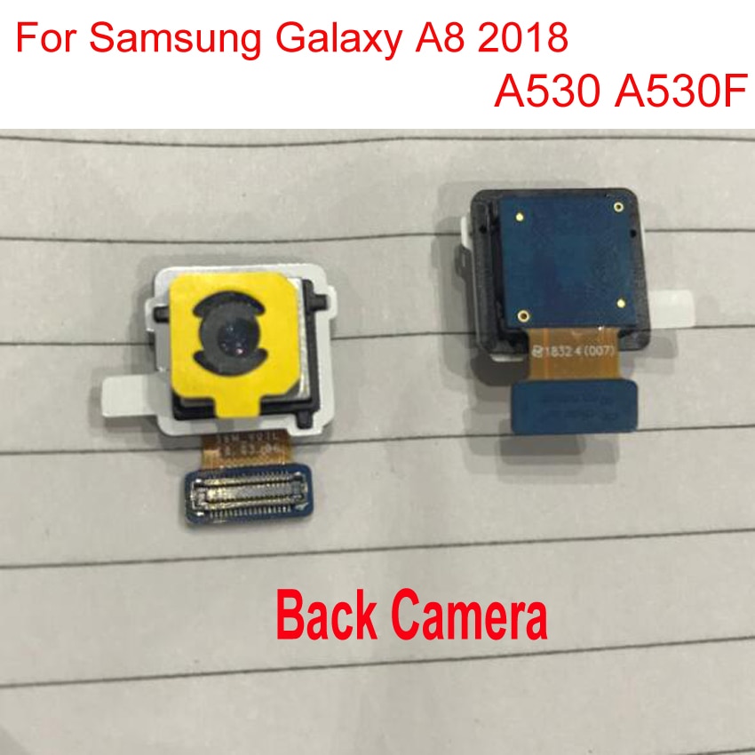 Original testé grand Module de caméra arrière pour Samsung Galaxy A8 A530 A530F pièces de rechange de câble flexible Mobile