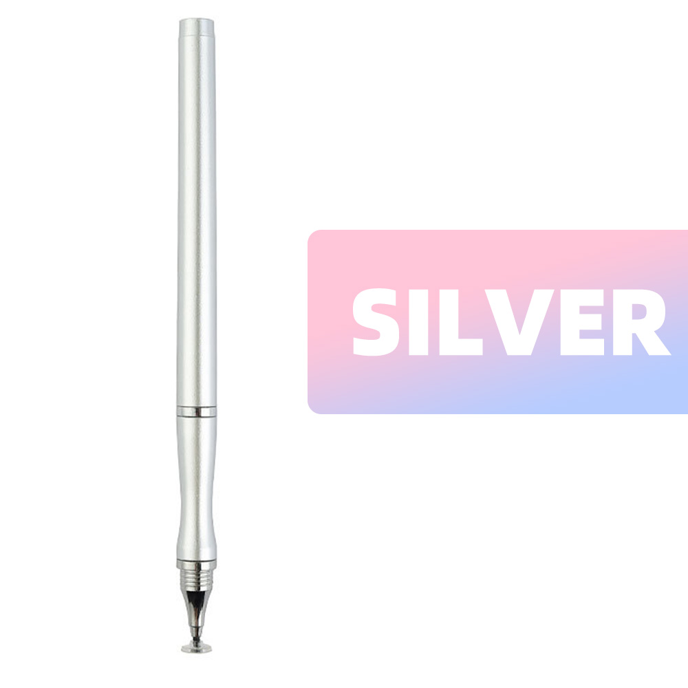 GUUGEI 2 In 1 Stylus Pen Universal Double-Headed Capacitive Pen For Ipad Android Phone Drawing Touch Screen Pen Smart Pencil: white stylus