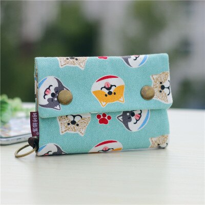 Women Cute Short Wallet Women Girls Cat Holders Card Coin Purse Short Wallets: C