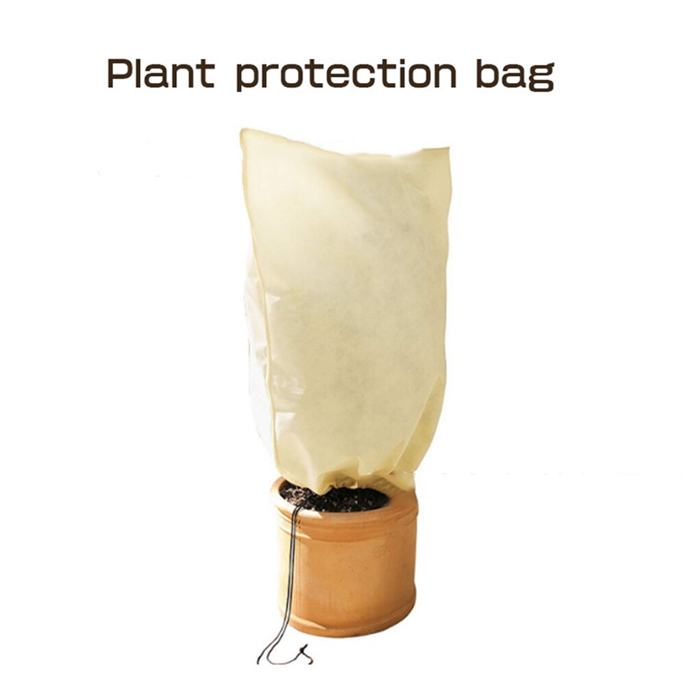 Capa de proteção de geada de plantas de inverno para árvores de fruto em vasos de plantas de jardim
