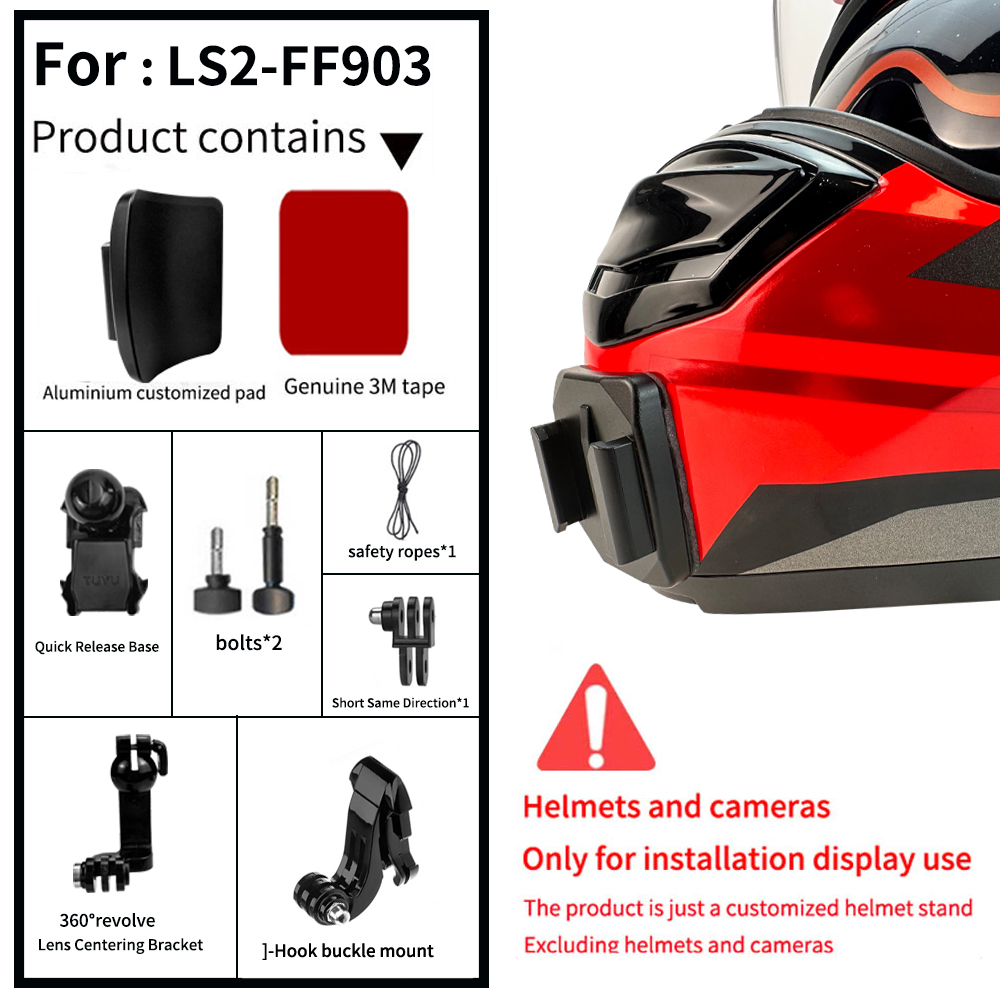 LS2-Helm, maßgeschneidert, MX701 436 FF370 352 800 801 802 805 811 903, Kinnhalterung für GoPro Hero10 Insta360 X2 3 DJI-Zubehör: lila farbe