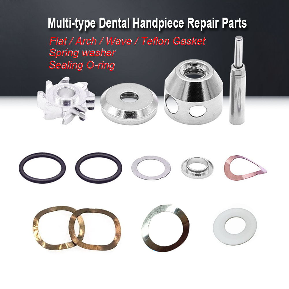 Piezas de repuesto para reparación de pieza de mano Dental, junta de onda plana, arandela de resorte NSK KAVO WH, Motor de turbina de aire de alta velocidad, junta tórica de sellado, 50 Uds.